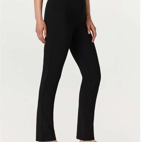 Quince Black Ponte Stretch Pants - Size L - Picture 2 of 7